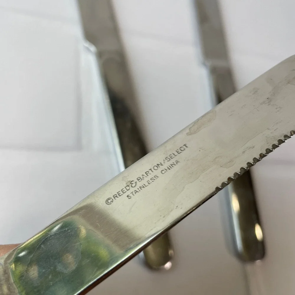 Reed & Barton Middleburg-Marlborough Stainless Dinner Knives Set of 3